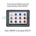 Touch Screen Digitizer Replacement of Autel MaxiSys Mini MS905